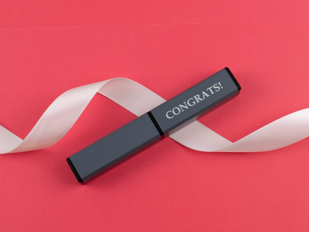 Square Gift Tube is perfect for giving pens out as presents